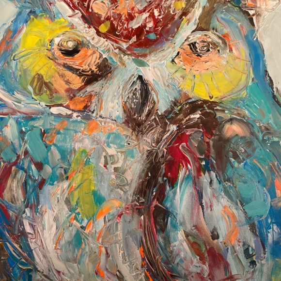 Original painting on canvas by  DorotaKormienkoArt 24x24x1inch - Picture 4 of 8